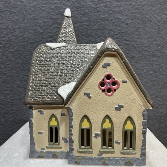 Department 56 Original Snow Village Redeemer Church 5127-6 w/ Light Cord/No Box - Picture 5 of 8